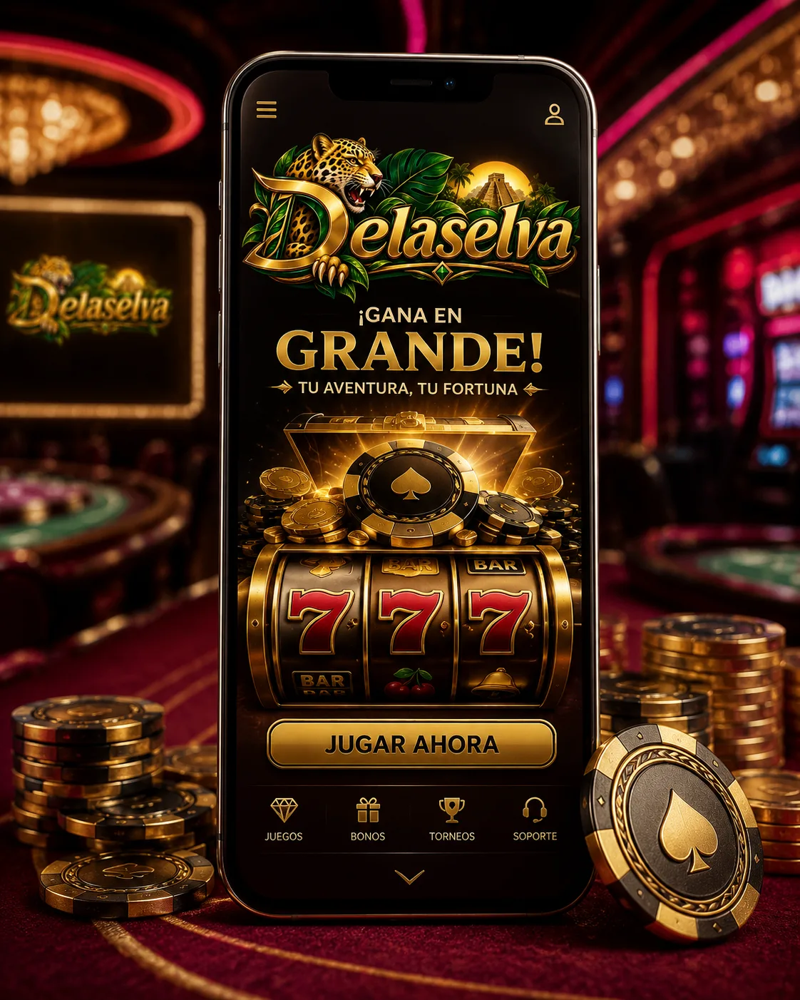 Bonos y casino desde la app