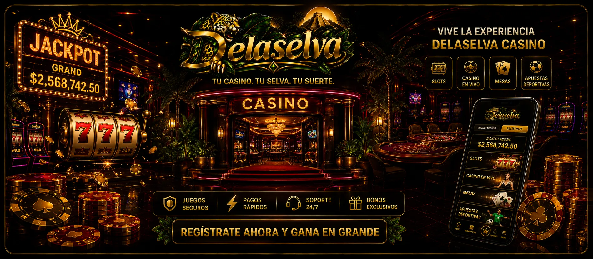 Entrada a juegos de casino