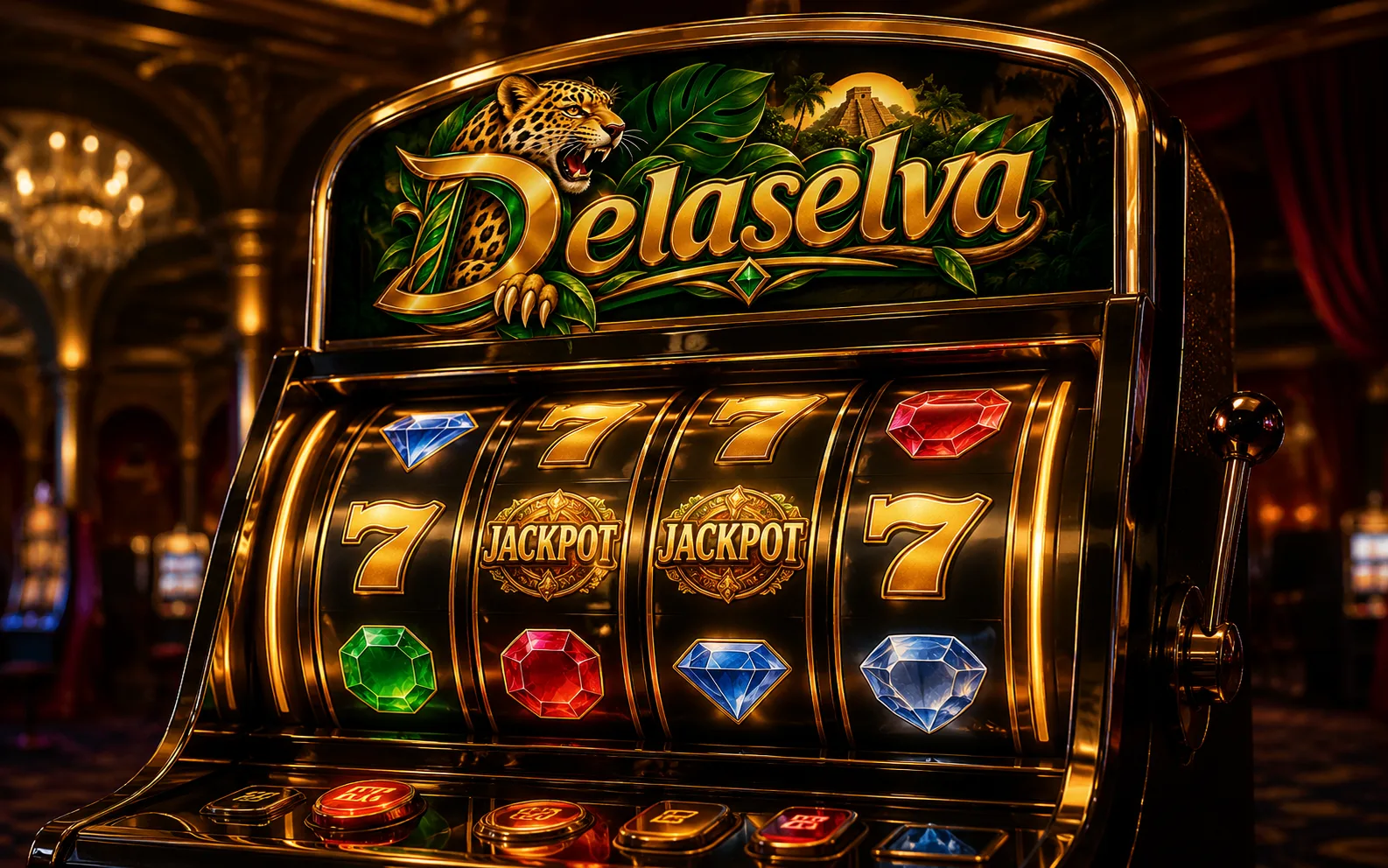 Carretes de slots luminosos