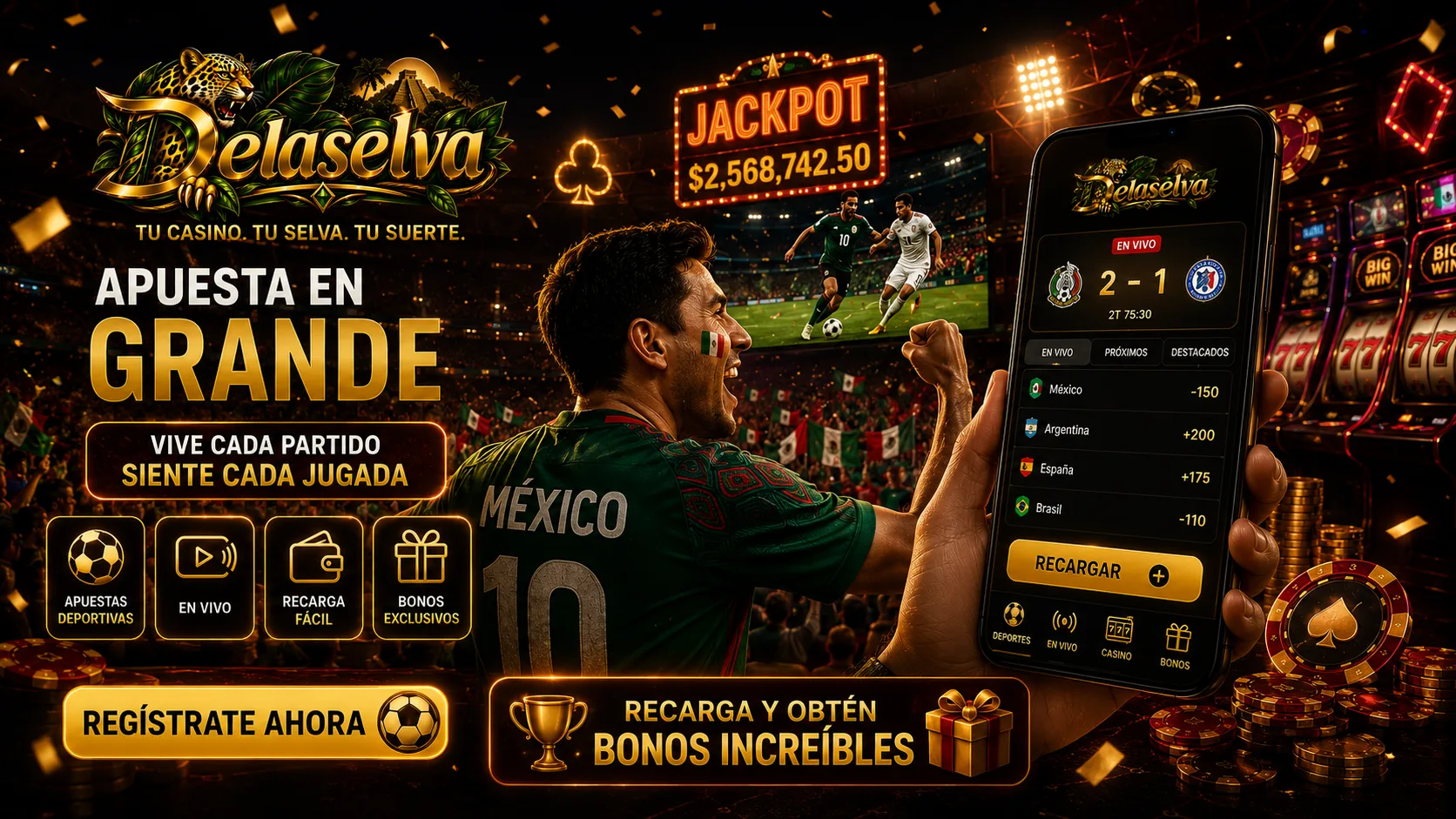 Promoción para partido especial